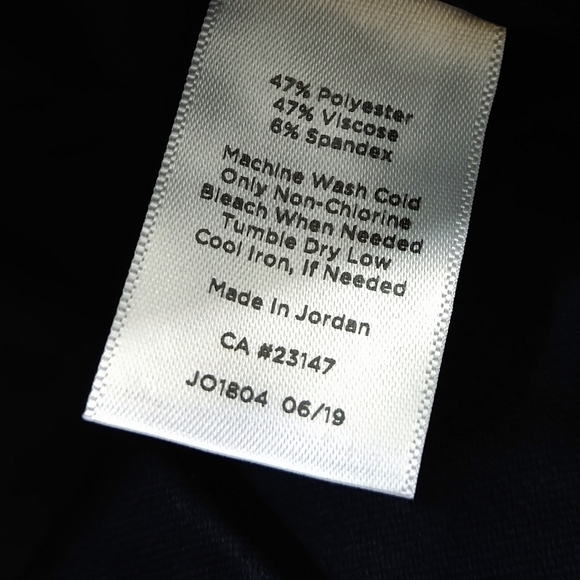 Talbots NWT Curvy Barely Boot Navy Blue High Rise Pants Career Classic Preppy - Picture 8 of 8